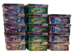 LOT OF 14 Pokemon TCG Factory Sealed Paradox Destinies Tin Iron Crown Leaves - Image 2