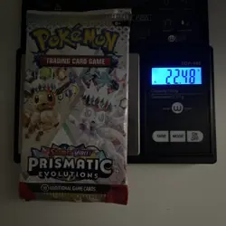 VERY HEAVY! 22.48g Prismatic Evolutions Pokemon TCG Booster Pack (SEALED)✅ - Image 1