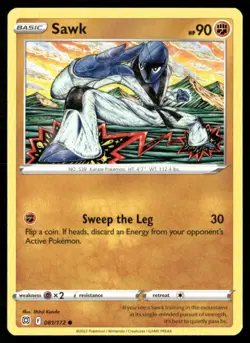 2022 Sword & Shield - Brilliant Stars Sawk Basic/Common #81 - Image 1