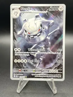 Pokemon TCG Steelix 150/132 Full Art Illustration Rare Holo Mega Evolution EN - Image 1