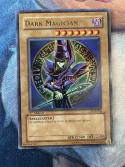 Legend Of Blue Eyes Dark Magician 1st Edition LOB-005 Glossy NA English ??LP?? - Image 2