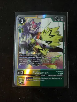 Digimon Card Game Singles - BT17-030 SR Pulsemon - Image 1