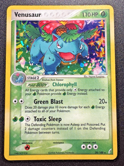 Venusaur 28/100 EX Crystal Guardians Theme Deck Pokemon Card Holo Foil Rare LP - Image 1