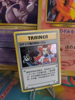 Pokemon Karte Card Rocket's Sneak Attack Team Rocket Gang Holo Wotc japanese NM - Image 1