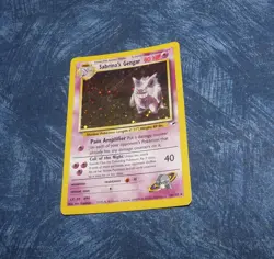 Pokemon Sabrina's Gengar 14/132 card TCG Holo Gym Heroes CCG WOTC - Image 2