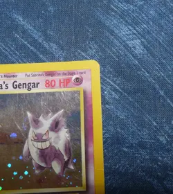 Pokemon Sabrina's Gengar 14/132 card TCG Holo Gym Heroes CCG WOTC - Image 5