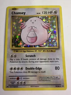 Pokemon Card Chansey 70/108 Holo XY Evolutions Near Mint - Image 1