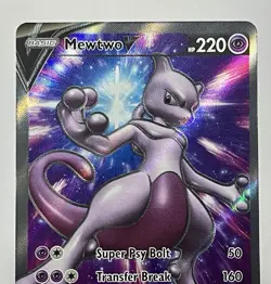 Mewtwo V SWSH229 (NM) Alt Art Sword & Shield: Black Star Promo 2022 Pokemon Card - Image 3