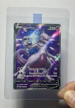 Mewtwo V SWSH229 (NM) Alt Art Sword & Shield: Black Star Promo 2022 Pokemon Card - Image 5