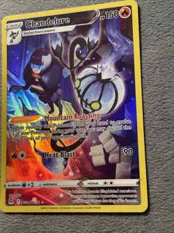 Chandelure TG04/TG30 Trainer Gallery Full Art Rare Holo Pokemon Card Lost Origin - Image 2