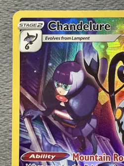 Chandelure TG04/TG30 Trainer Gallery Full Art Rare Holo Pokemon Card Lost Origin - Image 5