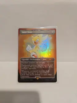 Super State (Rainbow Foil) Sonic Secret Lair Drop Foil Near Mint - Image 1
