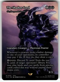 The Shadow Lord - Gix, Yawgmoth Praetor (Showcase) M FINAL FANTASY MTG NM - Image 1