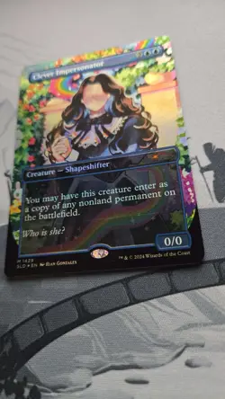 Clever Impersonator (Rainbow Foil) Secret Lair Drop Foil - Image 2