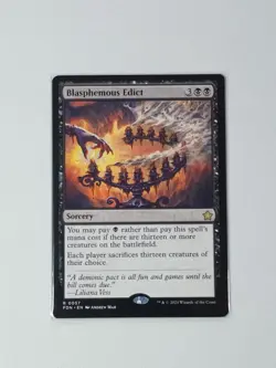 Magic The Gathering: Blasphemous Edict Foundations Regular - NM [MTG] - Image 1