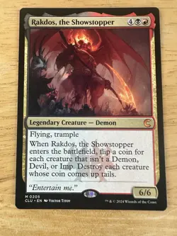 Rakdos, the Showstopper NM/M Magic the Gathering Ravnica Clue Edition MTG - Image 1