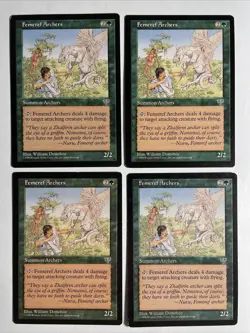 4x Mtg Mirage Femeref Archers EX Magic The Gathering - Image 1