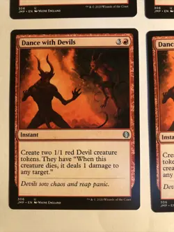 4x Mtg Jumpstart Dance With Devils NM/M Magic The Gathering - Image 2
