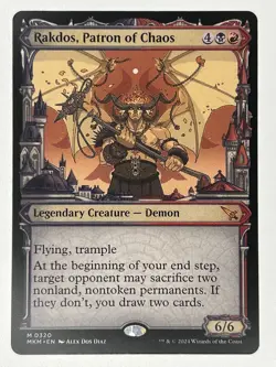 Rakdos, Patron of Chaos (Showcase) (0320) M Murders at Karlov Manor 320 NM - Image 1