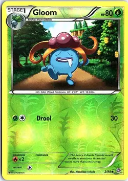 Gloom XY - Ancient Origins 2/98 LP Reverse Foil Pokemon - Image 1