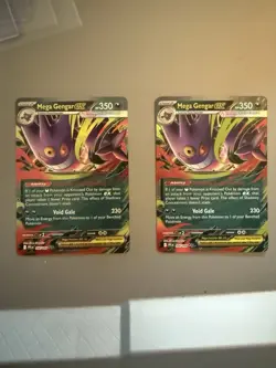 Pokemon TCG Mega Gengar Ex Promo 056/094 Mega Battle Deck MINT Lot Of 2 - Image 1