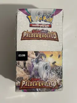 Pokemon TCG: Paldea Evolved Half Booster Box (18 Packs) | Split in Seal - Image 1