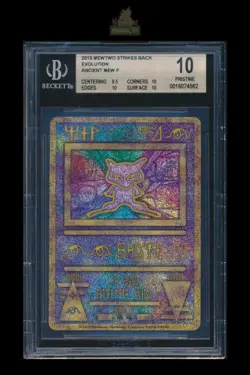 [Ancient Mew P] BGS 10 Mewtwo Strikes Back Evolution Japanese Pokemon - Image 1