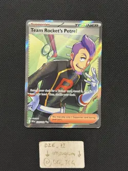 Pokemon Destined Rivals - Team Rocket’s Petrel - 226/182 - Full Art - NM/LP - Image 1