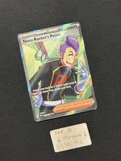 Pokemon Destined Rivals - Team Rocket’s Petrel - 226/182 - Full Art - NM/LP - Image 3