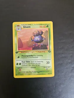 Pokemon TCG Gloom 37/64 1st Edition WOTC Jungle LP+ - Image 1