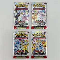 Pokemon TCG Artset 4x Booster EV8.5 Evolutions Prismatiques Neuf & Scelle Cartes - Image 1