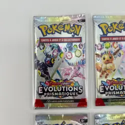 Pokemon TCG Artset 4x Booster EV8.5 Evolutions Prismatiques Neuf & Scelle Cartes - Image 3