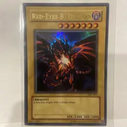 YUGIOH • RED EYES B DRAGON • ULTRA RARE • JMP-002 • SHONEN JUMP PROMO • LP - Image 1