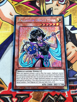 Palladium Oracle Mana tn19-en004 Ltd Ed (LP/MP) Secret Rare Yu-Gi-Oh! - Image 1