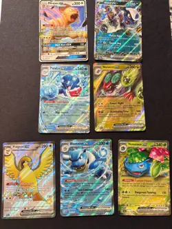 Pokemon EX, GX, Full Art, Shiny Lot Of 7 Cards - Image 1