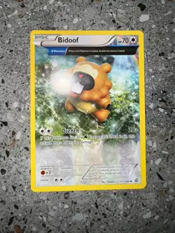 Pokemon TCG Cards Bidoof 117/160 Primal Clash Full Art NM - Image 3