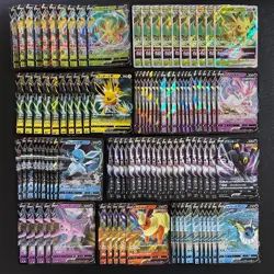 100 Eevee Series V Vster Vmax Holo Arts Lot Set Pokemon Japanese Cards F108 - Image 1