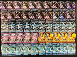 100 Eevee Series V Vster Vmax Holo Arts Lot Set Pokemon Japanese Cards F108 - Image 2