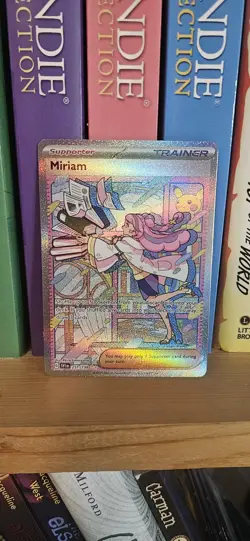 Pokemon TCG Miriam Scarlet & Violet Holo Special Trainer Card 251/198 Base Set - Image 1