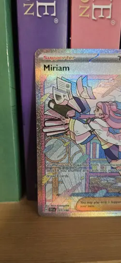 Pokemon TCG Miriam Scarlet & Violet Holo Special Trainer Card 251/198 Base Set - Image 2