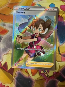 Pokemon Card TCG - Shauna 263/264 Full Art Trainer Fusion Strike Near Mint - Image 1
