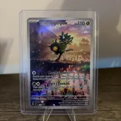 Pokemon Teal Mask Ogerpon 123 Sv: Scarlet & Violet Promo Cards Holo NM Condition - Image 1