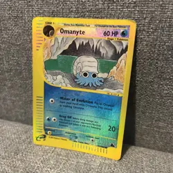 Pokemon Card Omanyte Skyridge Reverse Holo 41/144 - Image 2