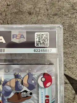 1999 TOPPS POKEMON TV BLASTOISE #9 FOIL CARD PSA 10 GEM MINT RARE - LOW POP, 30! - Image 5