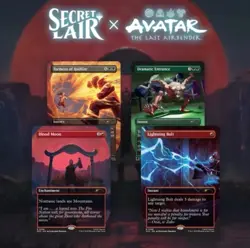 MTG Secret Lair FOIL Avatar: The Last Airbender Everything Changed - Image 1