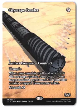 Cityscape Leveler (Borderless) 53 MTG Avatar TLE NM - Image 1