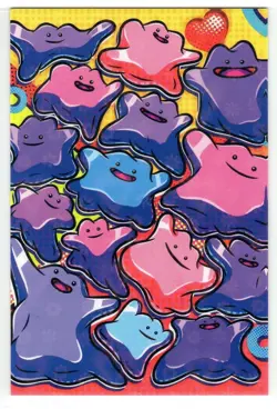 Ditto - Cracked Ice HEART Holo RARE - Team Rocket Card Database - Pokemon Card - Image 1