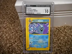 Cloyster cgc 10 GEM MINT NON-HOLO Expedition 2002 E-Reader 42/165 psa card Pokem - Image 1