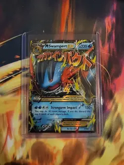 Pokemon M Swampert EX Holo Rare Card XY87 XY Mega 2016 - Image 1