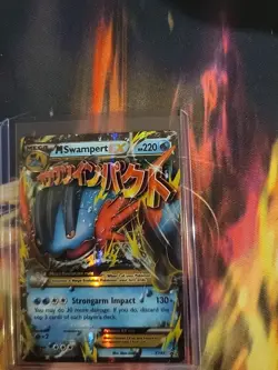 Pokemon M Swampert EX Holo Rare Card XY87 XY Mega 2016 - Image 4